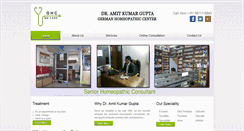 Desktop Screenshot of germanhomeopathiccentre.com